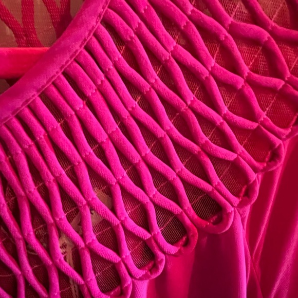 NWT Trina Turk Fuscia dress. Size XL - Picture 3 of 4